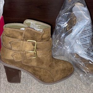 JustFab Olive booties